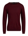Hugo Boss Boss Man Sweater Burgundy Size S Virgin Wool