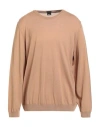 Hugo Boss Boss Man Sweater Camel Size Xxl Virgin Wool