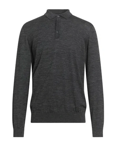 Hugo Boss Boss Man Sweater Charcoal Size Xl Virgin Wool In Gray