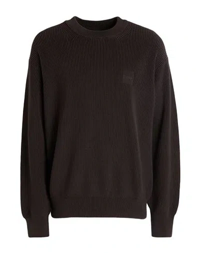 Hugo Boss Boss Man Sweater Dark Brown Size Xl Cotton