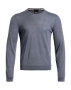 Hugo Boss Boss Man Sweater Grey Size S Virgin Wool In Gray