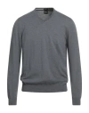 Hugo Boss Boss Man Sweater Grey Size Xl Virgin Wool In Gray