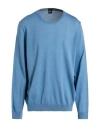 Hugo Boss Boss Man Sweater Light Blue Size 3xl Virgin Wool