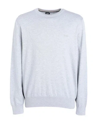 Hugo Boss Boss Man Sweater Light Grey Size Xl Cotton