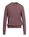 Hugo Boss Boss Man Sweater Mauve Size Xxl Cotton In Pink