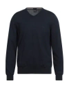 Hugo Boss Boss Man Sweater Midnight Blue Size L Virgin Wool In Blue