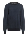 Hugo Boss Boss Man Sweater Navy Size Xxl Virgin Wool In Blue