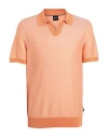 Hugo Boss Boss Man Sweater Orange Size M Cotton, Lyocell