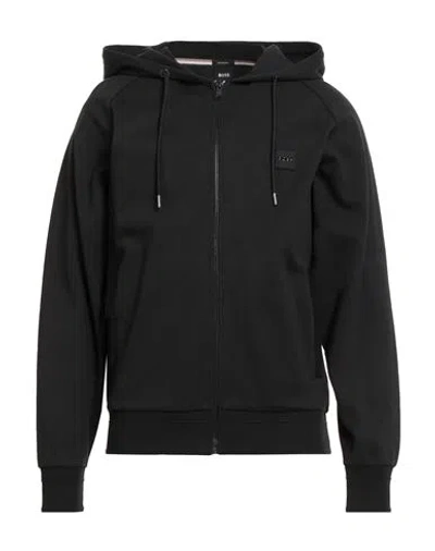 Hugo Boss Boss Man Sweatshirt Black Size Xl Cotton, Polyester