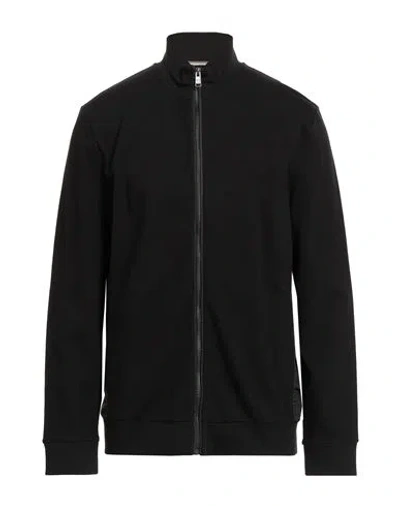 Hugo Boss Boss Man Sweatshirt Black Size Xxl Cotton, Elastane, Polyester