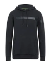 Hugo Boss Boss Man Sweatshirt Midnight Blue Size S Cotton, Elastane In Blue