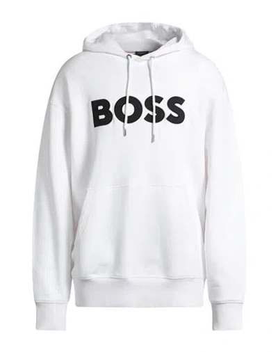 Hugo Boss Boss Man Sweatshirt White Size L Cotton