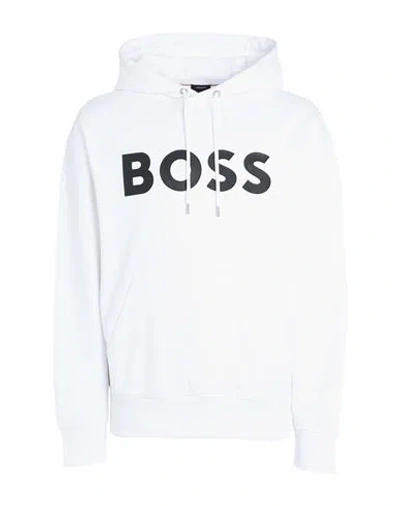 Hugo Boss Boss Man Sweatshirt White Size L Cotton
