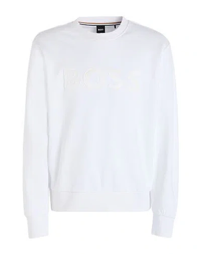 Hugo Boss Boss Man Sweatshirt White Size Xl Cotton
