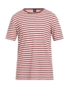 Hugo Boss Boss Man T-shirt Chocolate Brown Size Xxl Cotton, Linen