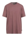 Hugo Boss Boss Man T-shirt Cocoa Size S Cotton In Brown