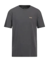 Hugo Boss Boss Man T-shirt Grey Size M Cotton, Elastane