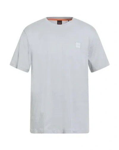 Hugo Boss Boss Man T-shirt Grey Size Xxl Cotton In Gray