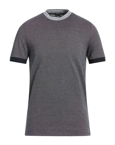 Hugo Boss Boss Man T-shirt Midnight Blue Size 3xl Cotton In Gray