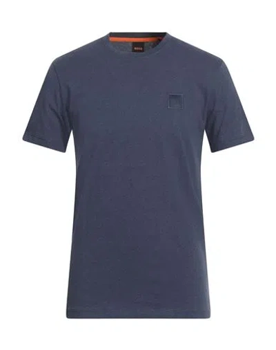 Hugo Boss Boss Man T-shirt Navy Size S Cotton In Blue