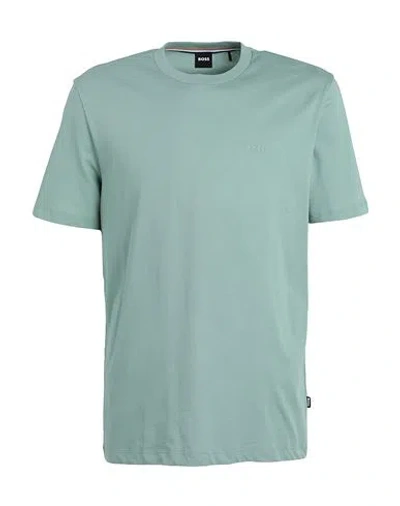 Hugo Boss Boss Man T-shirt Sage Green Size Xl Cotton In Sage Green