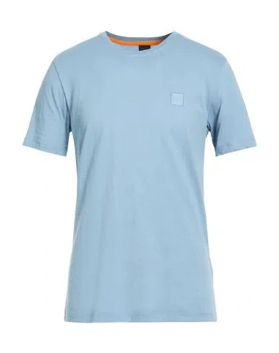 Hugo Boss Boss Man T-shirt Sky Blue Size Xxl Cotton