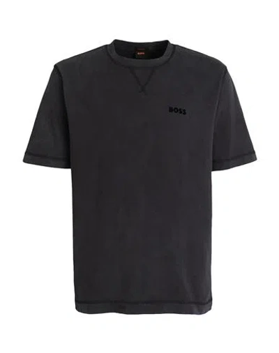 Hugo Boss Boss Man T-shirt Steel Grey Size Xl Cotton