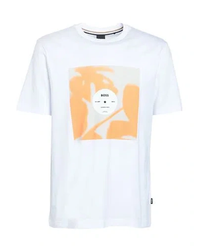 Hugo Boss Boss Man T-shirt White Size Xl Cotton
