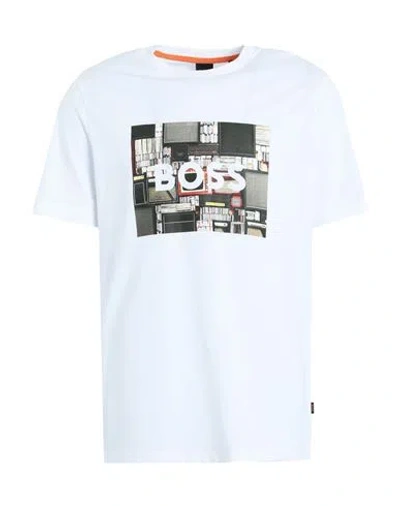 Hugo Boss Boss Man T-shirt White Size Xl Cotton