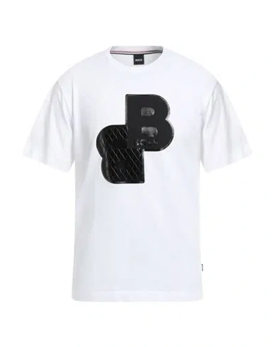 Hugo Boss Boss Man T-shirt White Size Xxl Cotton