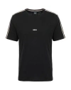 Hugo Boss Boss Man T-shirt Black Size S Cotton, Elastane In Black