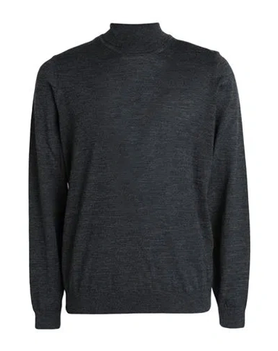 Hugo Boss Boss Man Turtleneck Steel Grey Size Xl Virgin Wool