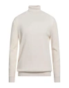 Hugo Boss Boss Man Turtleneck Ivory Size Xl Virgin Wool In White