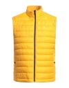 Hugo Boss Boss Man Vest Mandarin Size 38 Polyamide In Yellow