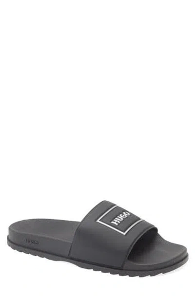 Hugo Boss Boss Match It Slide Sandal In Black