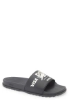 Hugo Boss Boss Match It Slide Sandal In Black