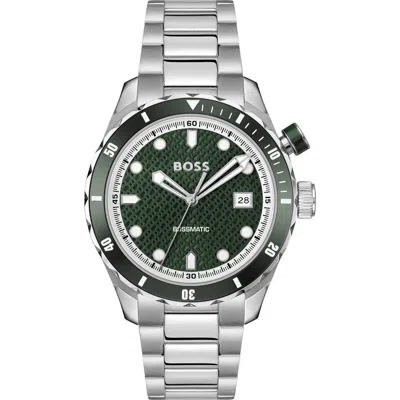 HUGO BOSS BOSS MATIC BRACELET WATCH, 42MM