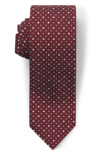 Hugo Boss Boss Medallion Silk Blend Tie In Brown