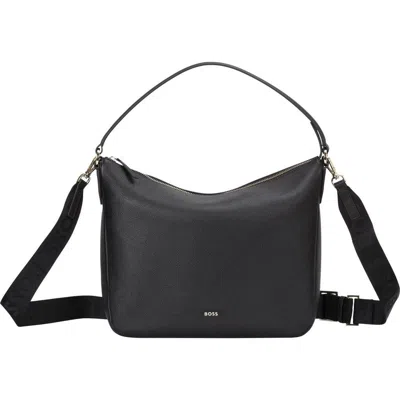 Hugo Boss Boss Medium Alyce Leather Hobo Bag