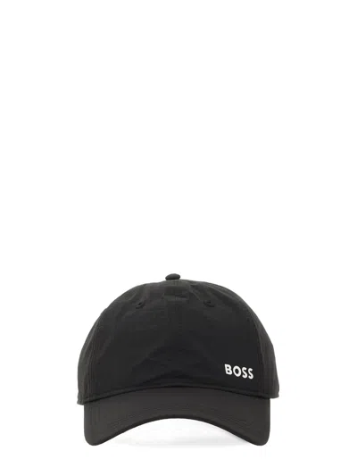 Hugo Boss Baseball Hat With Logo In Black