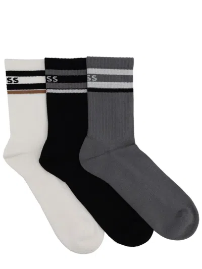 Hugo Boss Boss Men 3-pack Of Socks In Multi