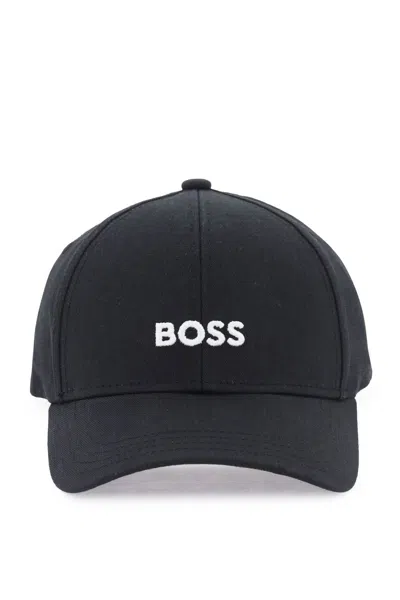Hugo Boss Boss Men's Baseball Cap With Embroidered Logo In Black