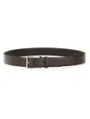 Hugo Boss Belt With Metal Buckle And Adjustable Length In Black