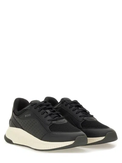 Hugo Boss Low-top Sneakers In Black