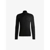 Hugo Boss Slim-fit Rollneck Sweater In Wool In Black