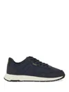 Hugo Boss Midnight Fabric And Synthetic Sneakers In Gray