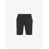 Hugo Boss Slim-fit Shorts In Easy-iron Four-way Stretch Fabric In Charcoal