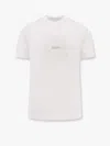 Hugo Boss Boss Men Cotton Jersey T-shirt With Print On The Front In White