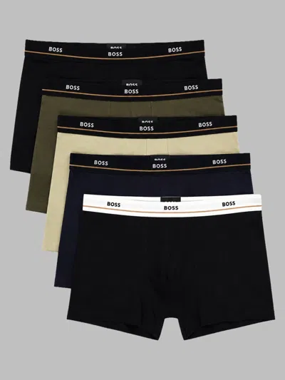 Hugo Boss Boss Men's Cotton Stretch Boxer Briefs Multipack