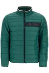 Hugo Boss Water-repellent Jacket With 3d Logo Tape In Green